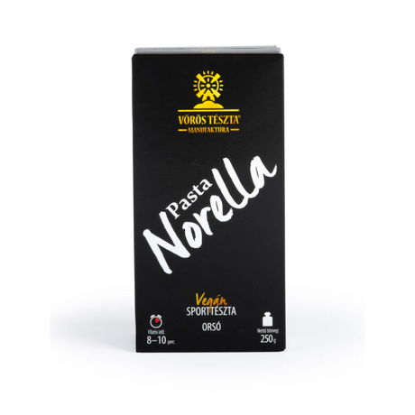 Pasta Norella VEGÁN Sporttészta orsó - szénhidrát csökkentett száraztészta 250g