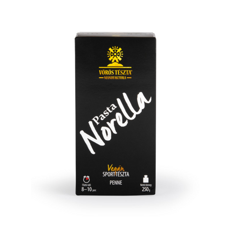 Pasta Norella VEGÁN Sporttészta penne - szénhidrát csökkentett száraztészta 250g